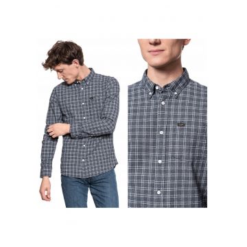 Camasa Barbati -  Refined Button Down - Croi Regular - Inchidere: Nasturi - Compozitie Material: 100% Bumbac - Numar De Buzunare: 1 - Multicolor - 1 Bucata