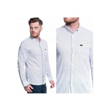 Camasa Barbati -  Slim Button Down - Croi: Regular Fit - Inchidere: Nasturi - Compozitie Material: 100% Bumbac - Numar Buzunare: 1 - Alb