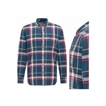 Camasa Din Material -  Clemens Check Plus - Croi: Regular Fit - Inchidere: Nasturi - Model Dominant: Carouri - Compozitie Material: 100% Bumbac - Multicolor - 1