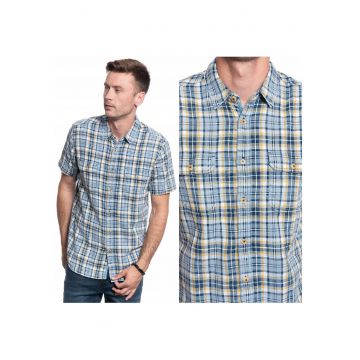 Camasa Din Material -  Collin Heavy Check - Croi: Regular Fit - Inchidere: Nasturi - Compozitie Material: 100% Bumbac - Numar De Buzunare: 2 - Multicolor