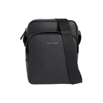 Geanta crossbody din piele ecologica cu logo discret