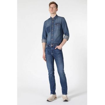 Pantaloni De Barbati Albastru Straight Fit 044 Karl Cl1057864