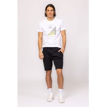 Pantaloni scurti cargo cu snur de ajustare