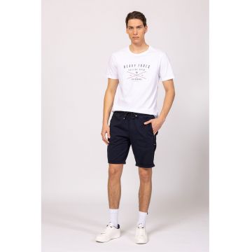 Pantaloni scurti cu buzunare cu fermoar