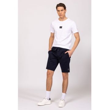 Pantaloni scurti din bumbac cu buzunare laterale