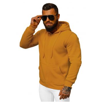 Pulover cu fermoar pentru barbati Woodside camel