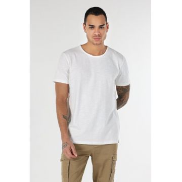 Tricou Cu Maneca Scurta De Barbati Alb Regular Fit CL1058580