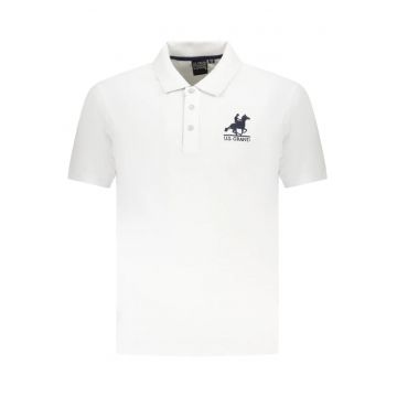 U.S. Grand POLO Tricou polo barbati cu logo brodat - din bumbac - Regular fit