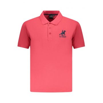 U.S. Grand POLO Tricou polo barbati cu logo brodat - din bumbac - Regular fit