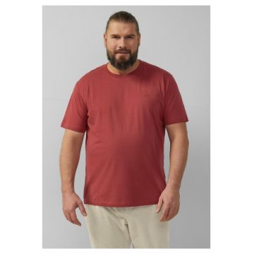 Big Sizes Tricou barbati big sizes cu decolteu la baza gatului - Regular fit - Albastru deschis