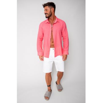 Blugi scurti din bumbac Aqua Dry White 17098