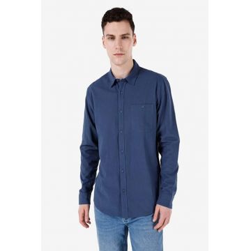 Camasa Cu Maneca Lunga De Barbati Albastru Regular Fit CL1068392