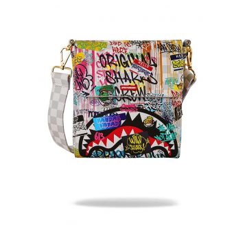 Geanta crossbody cu imprimeu grafic