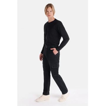 Pantaloni De Barbati Albastru Cargo Fit Cl1068494