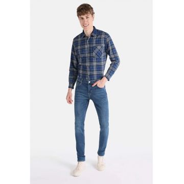 Pantaloni De Barbati Albastru Straight Fit 044 Karl Cl1066313