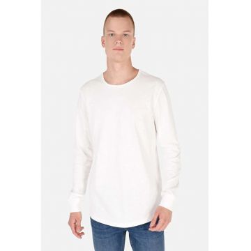 Tricou Cu Maneca Lunga De Barbati Alb Regular Fit Cl1065872 8683197800794