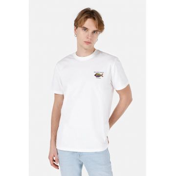 Tricou Cu Maneca Scurta De Barbati Alb Comfort Fit CL1068196