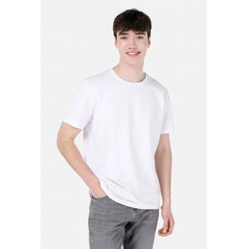 Tricou Cu Maneca Scurta De Barbati Alb Regular Fit Cl1067628 8684112196022