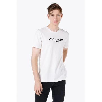Tricou Cu Maneca Scurta De Barbati Alb Regular Fit Cl1068516