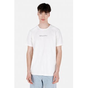 Tricou Cu Maneca Scurta De Barbati Alb Regular Fit CL1068795