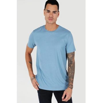 Tricou Cu Maneca Scurta De Barbati Albastru Regular Fit Cl1058592 8684112114989