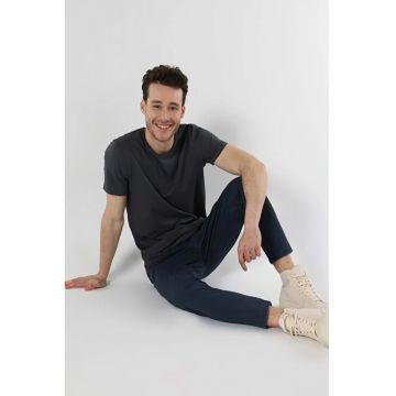Tricou Cu Maneca Scurta De Barbati Antracit Regular Fit CL1058580