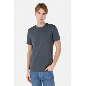 Tricou Cu Maneca Scurta De Barbati Antracit Regular Fit CL1063413
