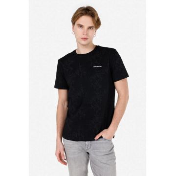 Tricou Cu Maneca Scurta De Barbati Negru Regular Fit CL1068854