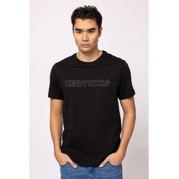 Tricou de bumbac cu imprimeu logo