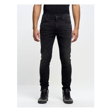 Blugi Carrot Fit Terry 956 - negru - denim - Gri