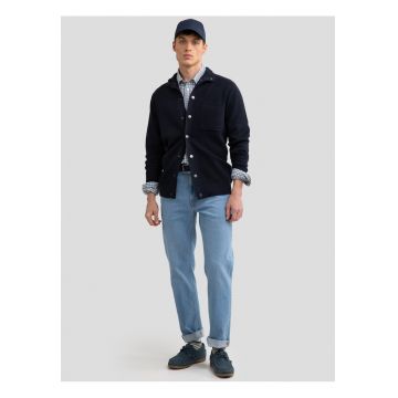 Cardigan uni cu capse Harold 403