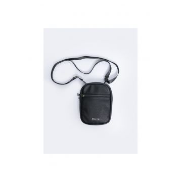 Geanta crossbody cu buzunar exterior