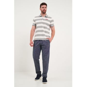 Pantaloni din bumbac cu buzunare laterale