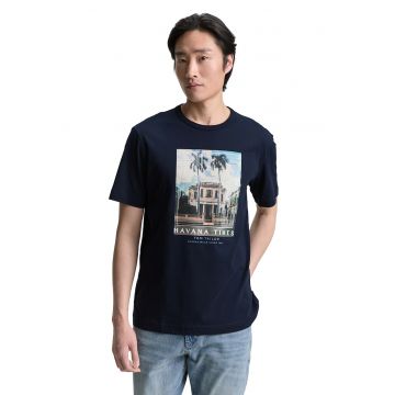Tricou de bumbac cu imprimeu foto