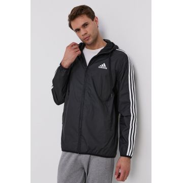 Adidas Performance Geacă GK9026 bărbați, culoarea negru, de tranzitie