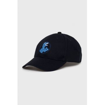 PS Paul Smith șapcă culoarea albastru marin, cu imprimeu