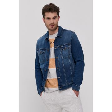 Tommy Jeans Geacă jeans bărbați, de tranzitie