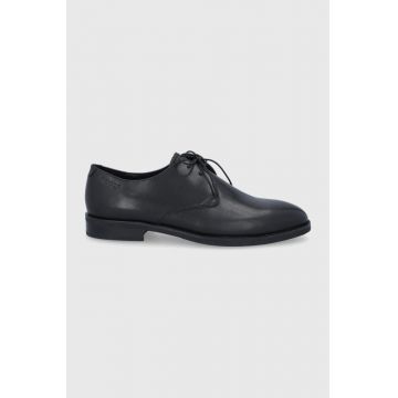 Vagabond Shoemakers Pantofi de piele Percy bărbați, culoarea negru