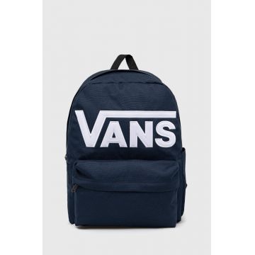 Vans Rucsac bărbați, culoarea albastru marin, mare, cu imprimeu VN0A5KHPLKZ1-dressblues