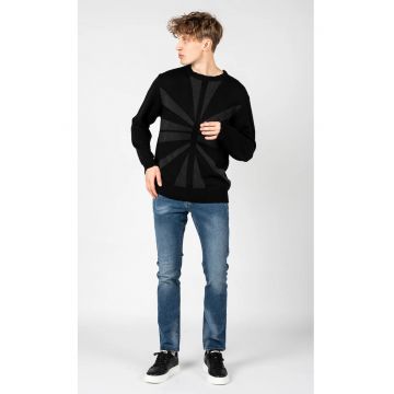 Blugi regular fit cu aspect decolorat Pugitto -