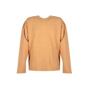 Bluza din bumbac cu imprimeu -