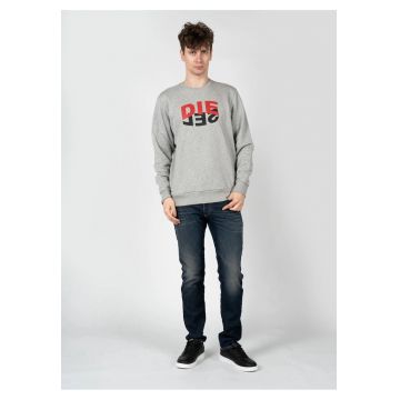 Bluza sport cu imprimeu logo -