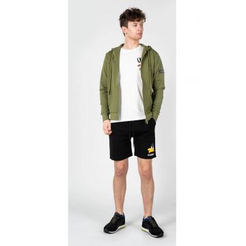 Hanorac regular fit cu fermoar -