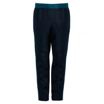 Pantaloni cu talie contrastanta -