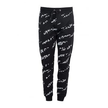 Pantaloni de trening conici cu logo -