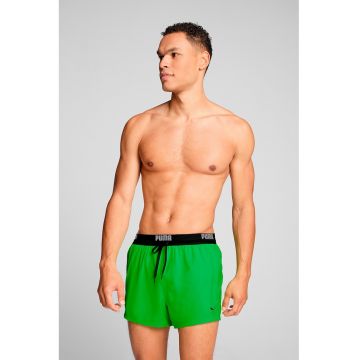 Pantaloni scurti de baie cu banda logo in talie