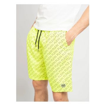 Pantaloni scurti de baie cu imprimeu logo -