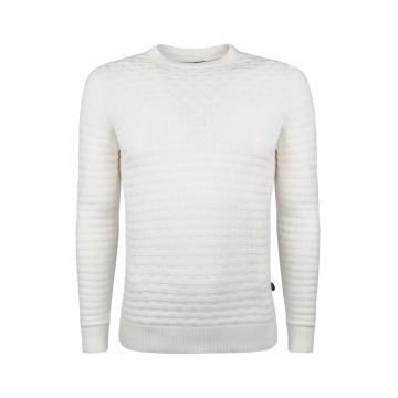 Pulover cu aspect texturat Finezza -