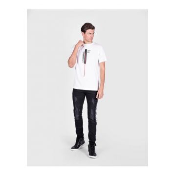 Tricou din bumbac Vertical Line -