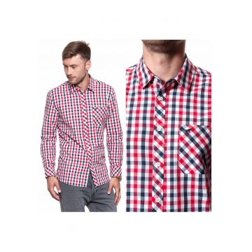 Camasa Barbati -  1/1 Slv_1/P_Kc - Croi: Regular Fit - Inchidere: Nasturi - Compozitie Material: 100% Bumbac - Numar De Buzunare: 1 - M Intl - Multicolor